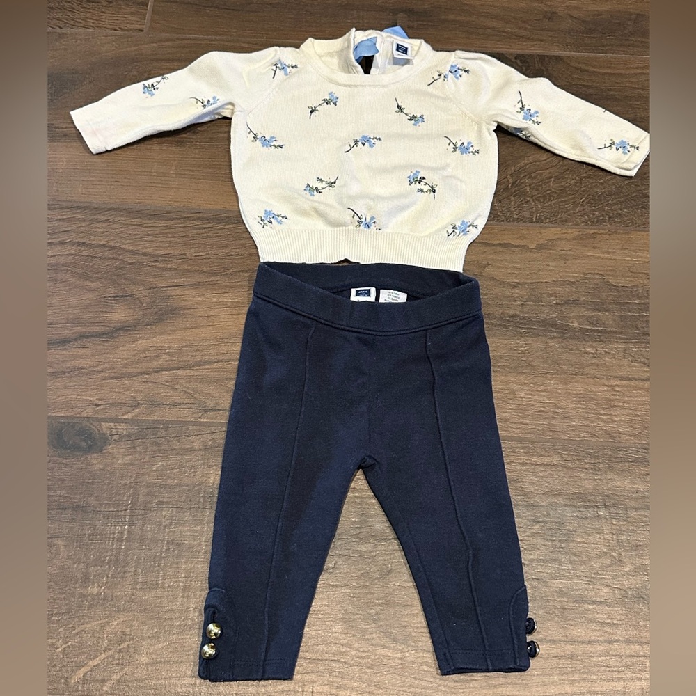 Janie and Jack baby girl spring outfit 3-6 months